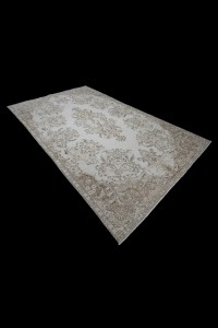 Beige Brown Oushak Rug 7x11 Feet 204,332 - Oushak Rug  $i