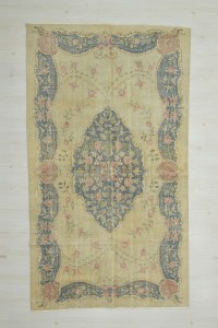 Oushak Rug Beige Navy Blue Oushak Rug 5x8 Feet 141,249