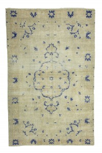 Oushak Rug Blue Beige Oushak Carpet Rug 5x8 Feet  166,257