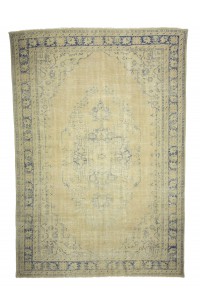 Oushak Rug Blue Beige Oversize Oushak Carpet Rug 8x11 Feet  235,338