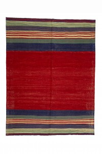 Turkish Kilim Rug Blue Red Turkish Kilim Rug 5x7 Feet 152,196