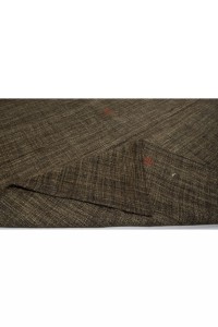 Brownish Gray Turkish Kilim Rug 7x11 Feet  209,330 - Goat Hair Rug  $i
