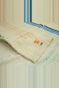 Colorful Stripe Modern Hemp Rug 6x12 Feet 186,370 - Turkish Hemp Rug  $i