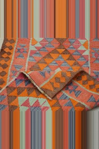 Colorful Turkish kilim Runner Rug 3x10 Feet 90,312 - Turkish Rug Runner  $i