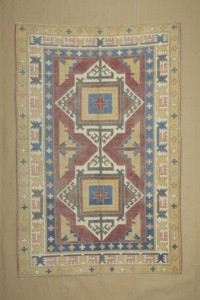 Oushak Rug Colorful Turkish Rug 5x6 155,196