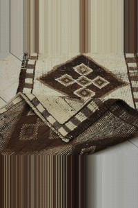 Cream Brown Rug Runner 3x10 Feet 85,307 - Turkish Rug Runner  $i