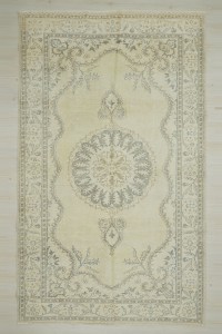 Oushak Rug Daisy Pattern Oushak Rug 6x10 Feet 189,310