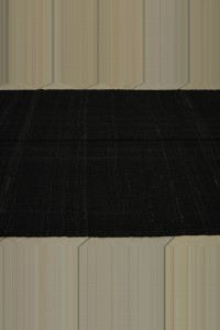 Dark Brown Turkish Kilim Rug 6x10  178,305 - Goat Hair Rug  $i