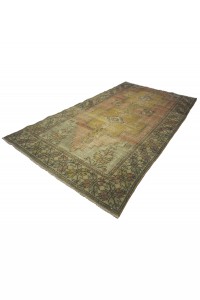 Dark Color Oushak Rug 4x7 125,222 - Turkish Carpet Rug  $i