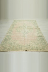 Double Knotted Old Oushak Rug 5x9 155,270 - Oushak Rug  $i