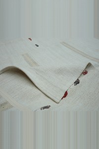 Embrodiery and Striped Hemp Rug 10x13  305,385 - Turkish Hemp Rug  $i