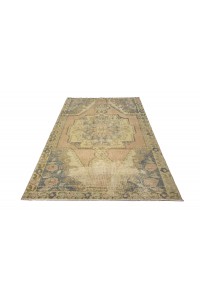 Faded Area Vintage Rug 5x7 Feet 136,225 - Oushak Rug  $i