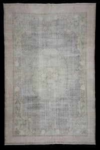 Oushak Rug Faded Blue Oushak Rug 7x11 Feet 220,338