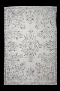 Oushak Rug Faded Oushak Rug 7x10 Feet 202,308