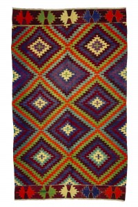 Turkish Kilim Rug Flat weave Turkish Kilim Rug 6x9 Feet  165,286