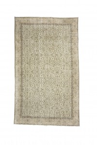 Oushak Rug Floral Soft Color Oushak Area Rug 5x9 Feet 162,267