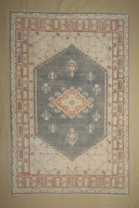 Oushak Rug Flower Pattern Oushak Rug 7x9 198,270