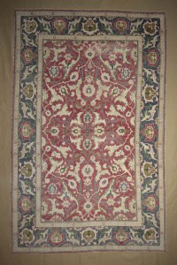 Geometric Anique Oushak Carpet Rug 8x13 250,407 - Oushak Rug  $i