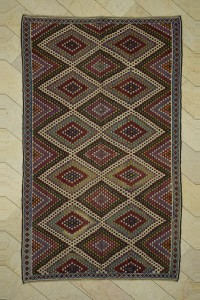 Goat Hair Rug Geometric Motif Goat Hair Rug 6x10  184,315