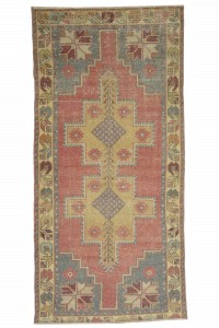 Oushak Rug Geometric Turkish Rug 4x8 Feet 114,234