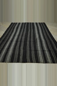 Goat Hair Striped Turkish Kilim rug 7x10 Feet  212,305 - Goat Hair Rug  $i