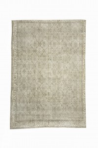 Oushak Rug Gray Turkish Area Rug 7x10 Feet 222,314