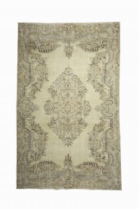 Oushak Rug Hand Knotted Oushak Area Rug 6x10 Feet 195,310