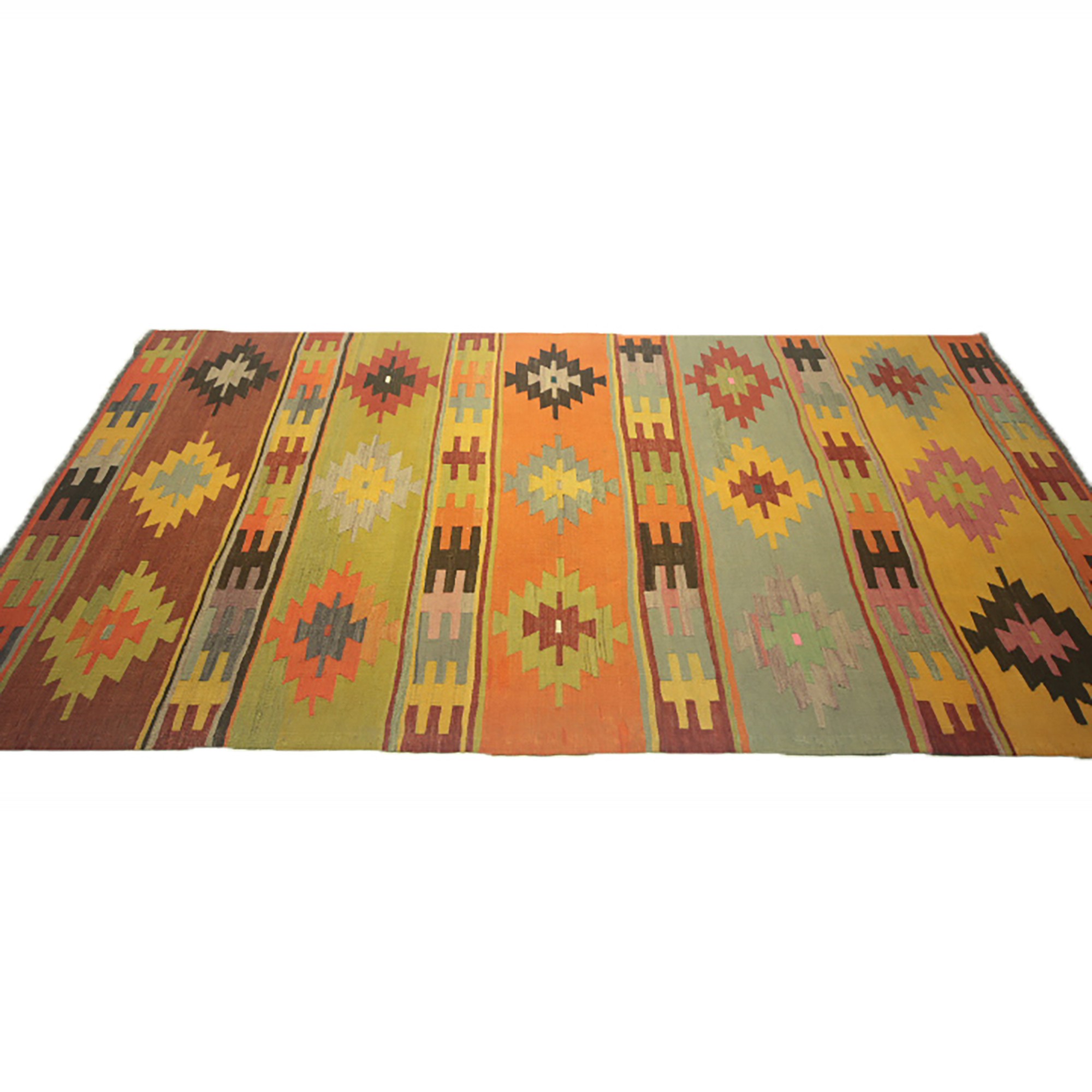 Handmade Kilim Rug 4x7 Feet Turkish Kilim Rug
