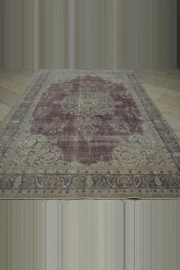 Heriz Pattern Turkish Rug 7x10 Feet 202,316 - Oushak Rug  $i