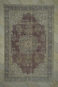 Oushak Rug Heriz Pattern Turkish Rug 7x10 Feet 202,316