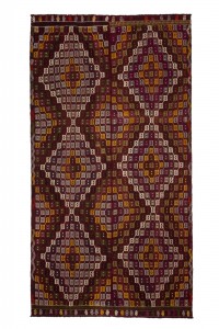 Turkish Kilim Rug Jijim Kilim Rug 6x11 Feet 185,346