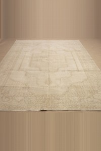 Large Beige Brown Oushak Rug 7x10 Feet 206,298 - Oushak Rug  $i