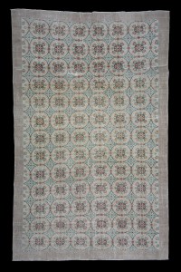 Oushak Rug Large Daisy Pattern Oushak Rug 6x10 Feet 196,311