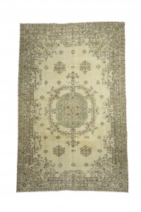 Oushak Rug Large Vintage Oushak Rug 7x10 Feet 205,312