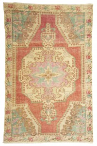 Turkish Carpet Rug Light Purple Oushak Rug 4x7 127,208