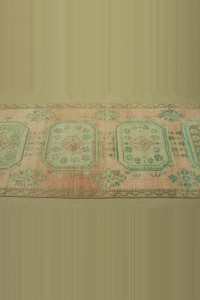 Long Bedside Oushak Runner Rug 3x12 Feet 93,358 - Turkish Rug Runner  $i