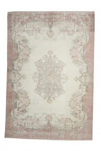 Oushak Rug Medallion Pattern Oushak Rug 7x10 Feet 214,312