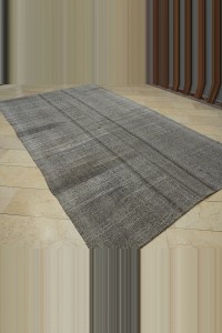 Mid Century Modern Turkish Gray Rug 7x12  212,359 - Grey Turkish Rug  $i