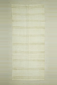 Turkish Hemp Rug Minimalist Decor Stripe Hemp Rug 5x12 Feet 158,370