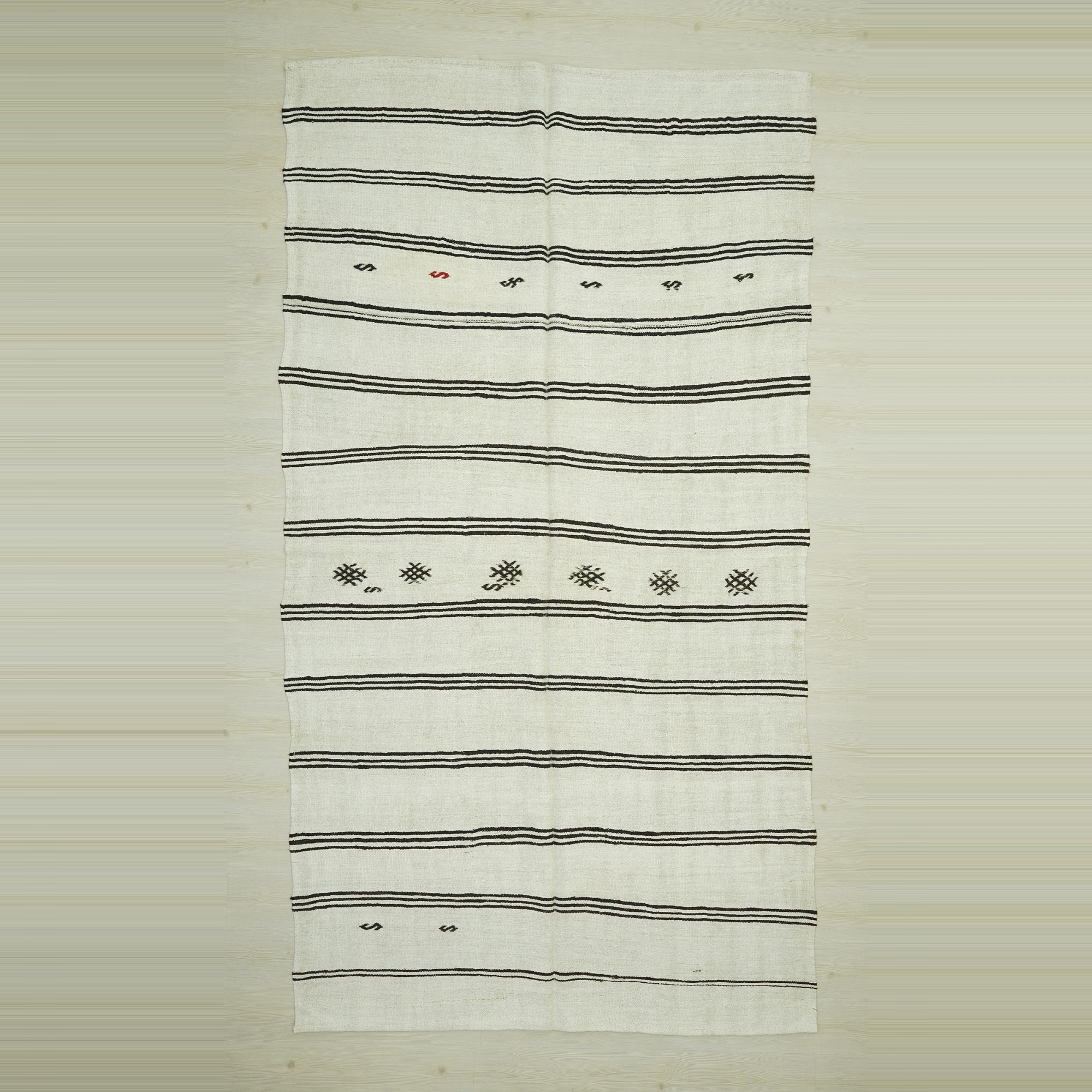 Minimalist Decor Vintage Hemp Rug 6x11 Feet 185,342 - Turkish Hemp Rug 