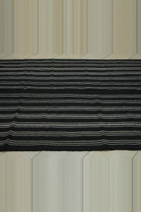 Modern Black And Gray Turkish Kilim rug 6x9 182,260 - Goat Hair Rug  $i
