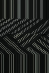 Modern Black And Gray Turkish Kilim rug 6x9 182,260 - Goat Hair Rug  $i