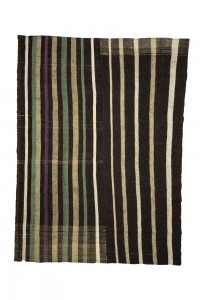 Goat Hair Rug Modern Striped Turkish Kilim Rug 8x10 Feet  226,305