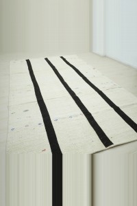 Modern Vintage Hemp Kilim Rug 7x11 Feet 206,348 - Turkish Hemp Rug  $i