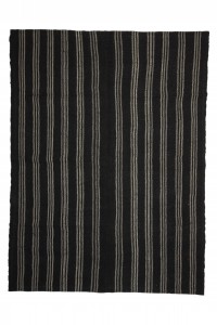 Goat Hair Rug Modern Vintage Striped Turkish Kilim Rug 6x9 Feet  194,260