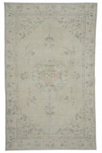 Oushak Rug Muted Oushak Rug 5x8 Feet 158,255