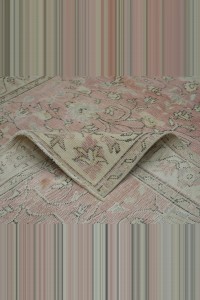 Muted Red Oushak Rug 6x9 Feet 182,273 - Oushak Rug  $i