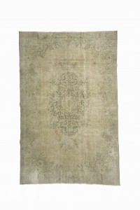 Oushak Rug Muted Turkish Oushak Rug 6x9 Feet 182,278