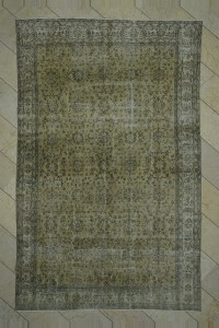 Oushak Rug Muted Turkish Oushak Rug 7x10 Feet 205,318