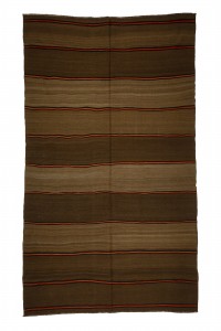 Turkish Natural Rug Natural Brown Kilim Rug 6x11 Feet  194,326